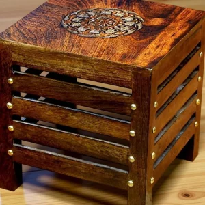Wooden Beautiful Handmade Stool andTable